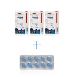 מבצע 3 חבילות קמגרה + ויאגרה גנרית Cenforce 100mg