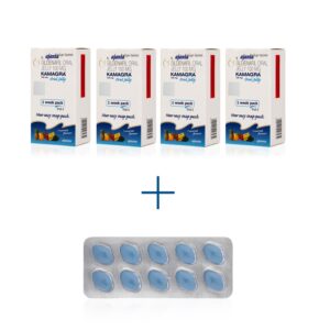מבצע 4 חבילות קמגרה + ויאגרה גנרית Cenforce 100mg